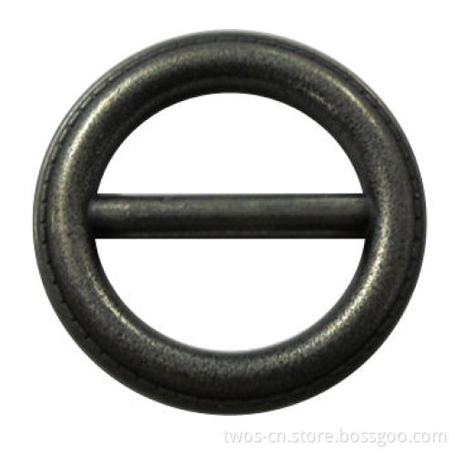 Metal Buckle, Circle Design, Perfect for Various Garments, Customized Sizes and Colors are Accepted